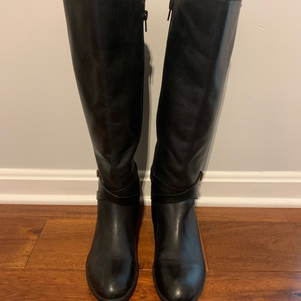 Ralph Lauren black Mariah Boots
